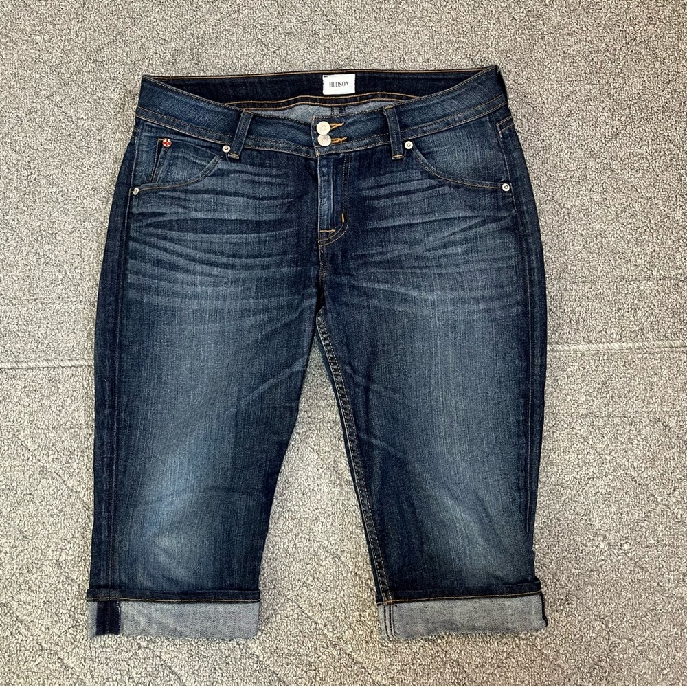 Hudson Jeans Dark Wash Cropped Ankle Jeans